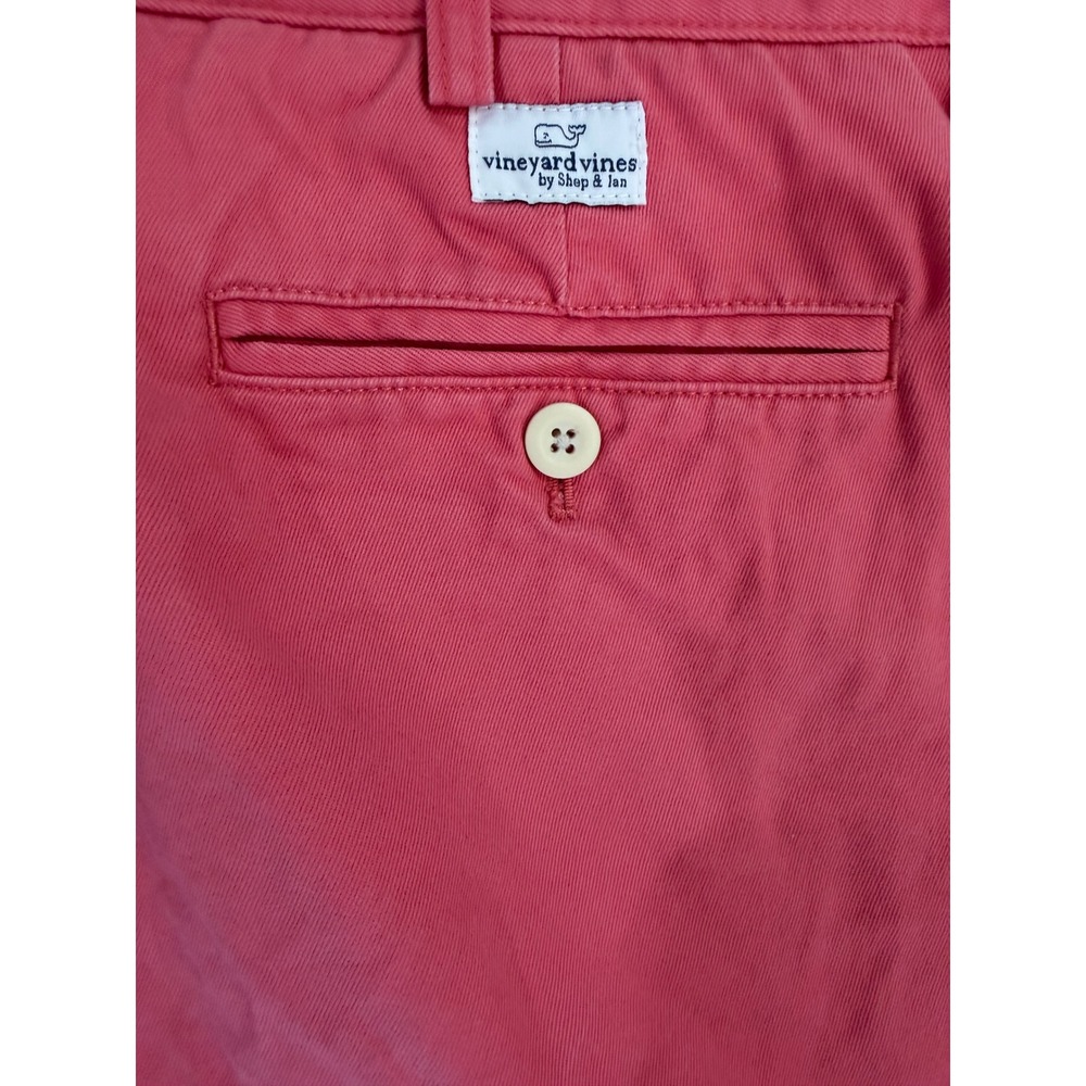 Vineyard Vines Breaker Pants Mens 38x30 Pink Cotton Twill Chinos Excellent - Picture 11 of 11